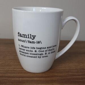 Elegant White Family Mug